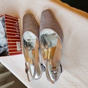 Lava Silver Party Shoes